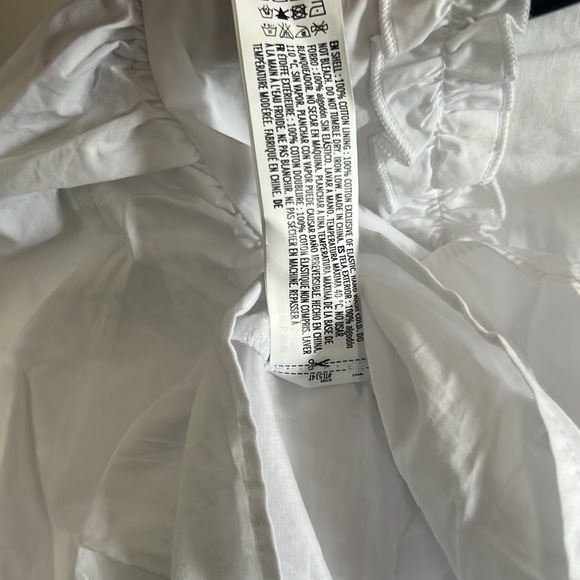 White Ruffle Rela Blouse Hyacinth House - Picture 4 of 9